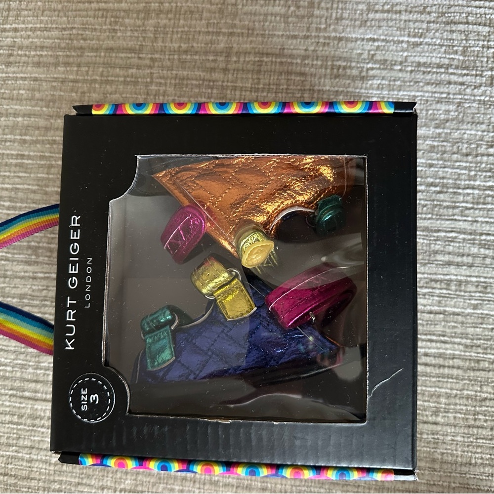 Kurt Geiger Colorful baby shoes size 3